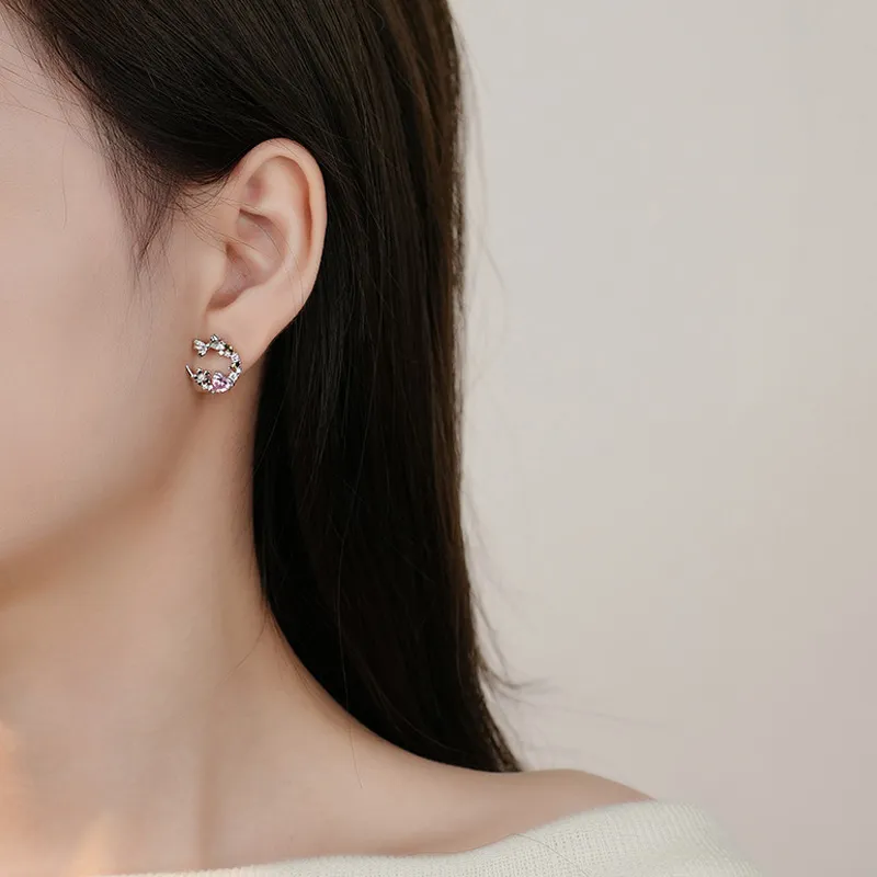 GIFT&CO S925 Silver Stud Earrings Women's-1