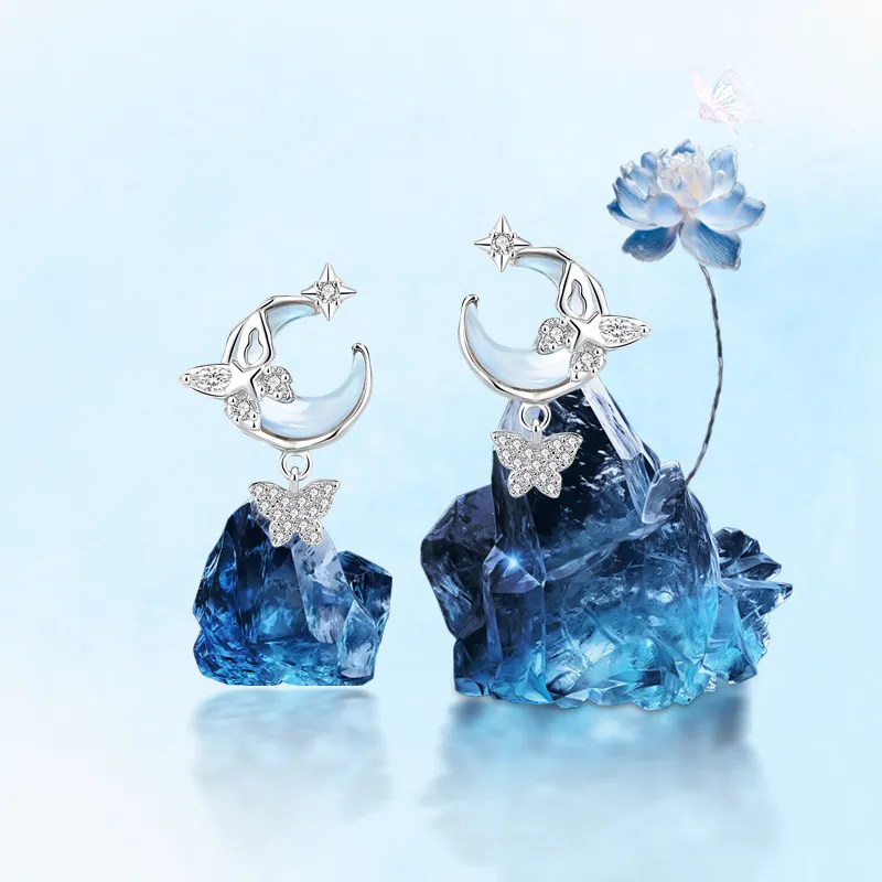 GIFT&CO S925 Silver Stud Earrings Women's-3