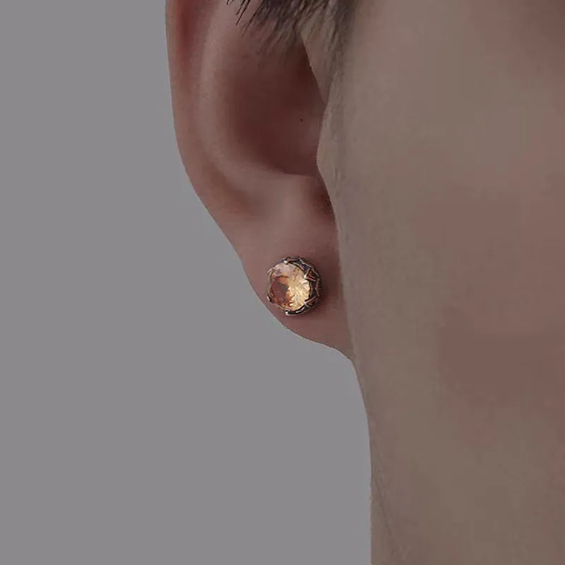 GIFT&CO 999 Fine Silver Stud Earrings Unisex-1