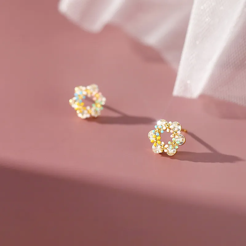 GIFT&CO 999 Fine Silver Stud Earrings Women's-5