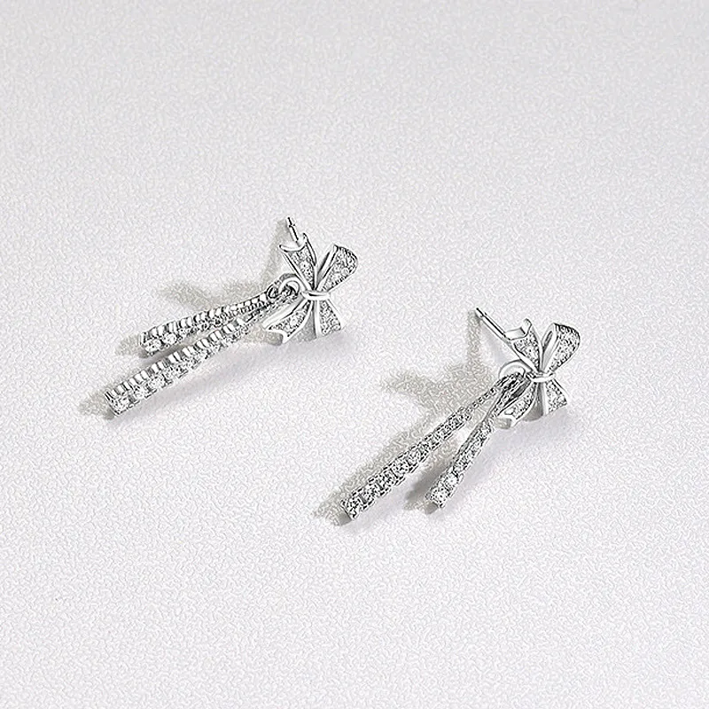 GIFT&CO S999 Fine Silver Stud Earrings Women's-4