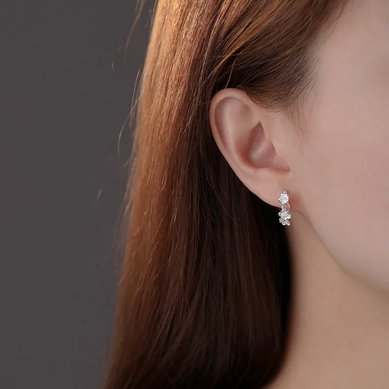 GIFT&CO 999 Fine Silver Stud Earrings Women's-2