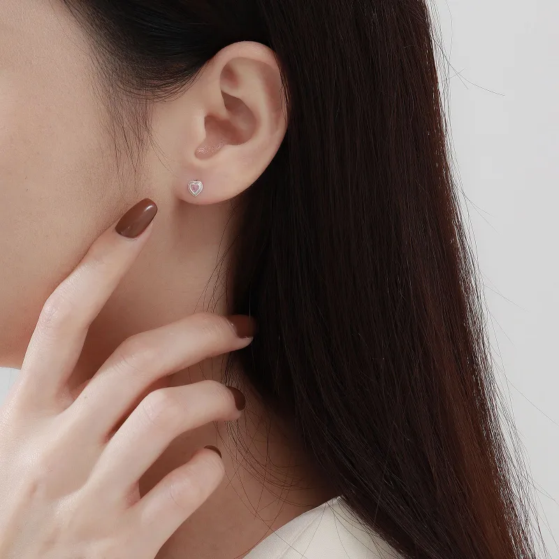GIFT&CO 999 Fine Silver Stud Earrings Women's-5