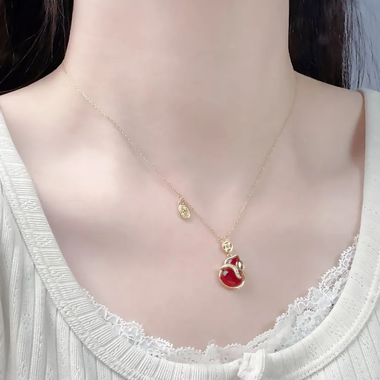 GIFT&CO Agate Necklaces Women's-3