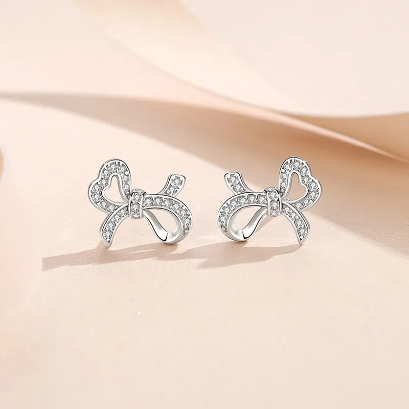 GIFT&CO S925 Silver Stud Earrings Women's-4