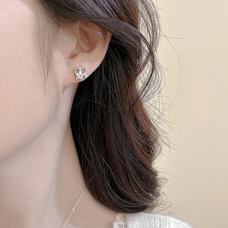 GIFT&CO S925 Silver Stud Earrings Women's-3