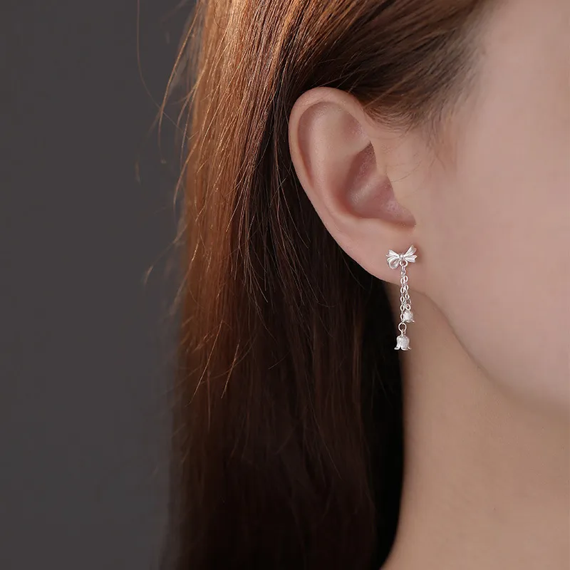 GIFT&CO S999 Fine Silver Earrings Women's-2
