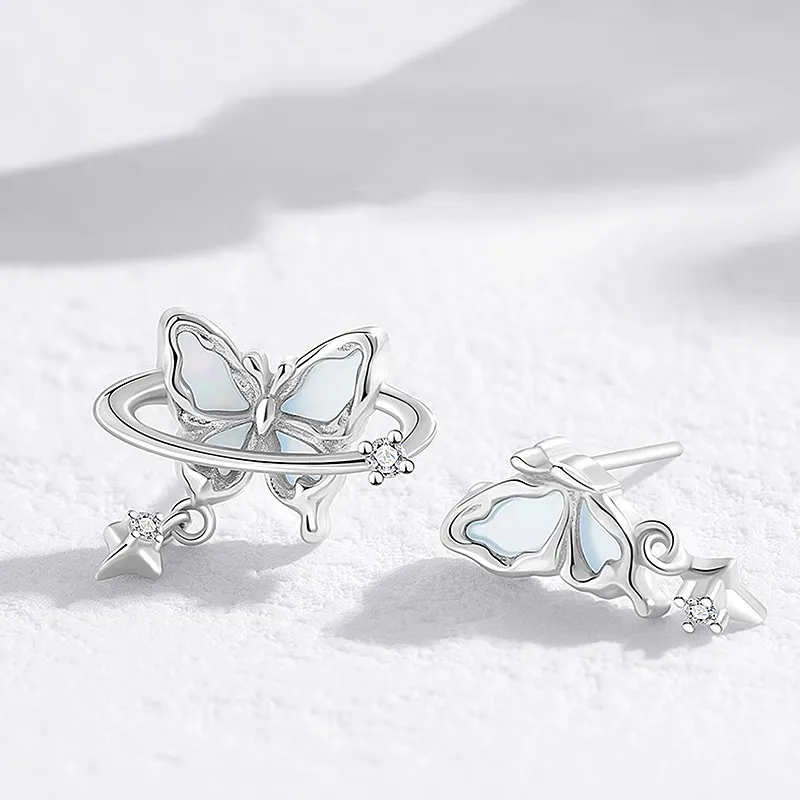 GIFT&CO S925 Silver Stud Earrings Women's-4