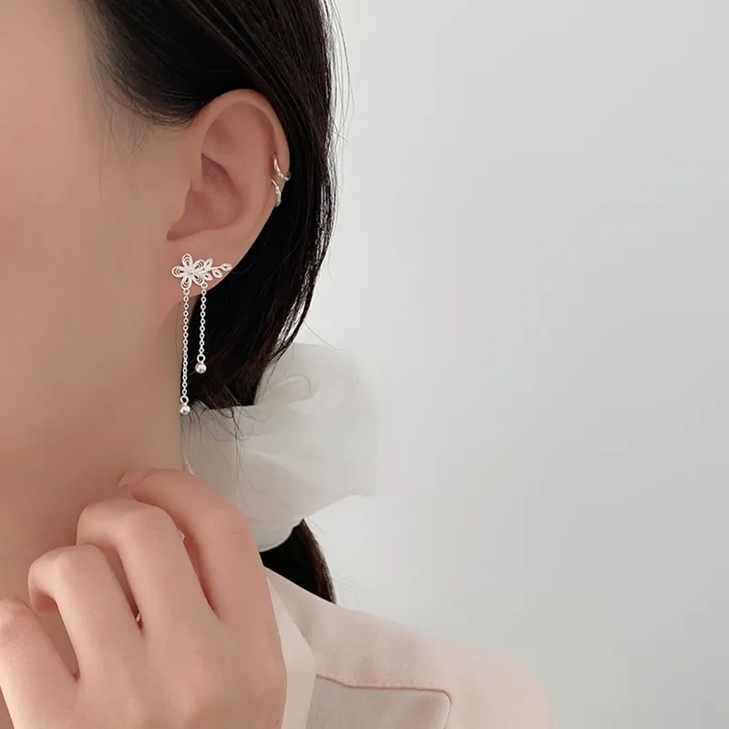 GIFT&CO 999 Fine Silver Earrings Women's-2