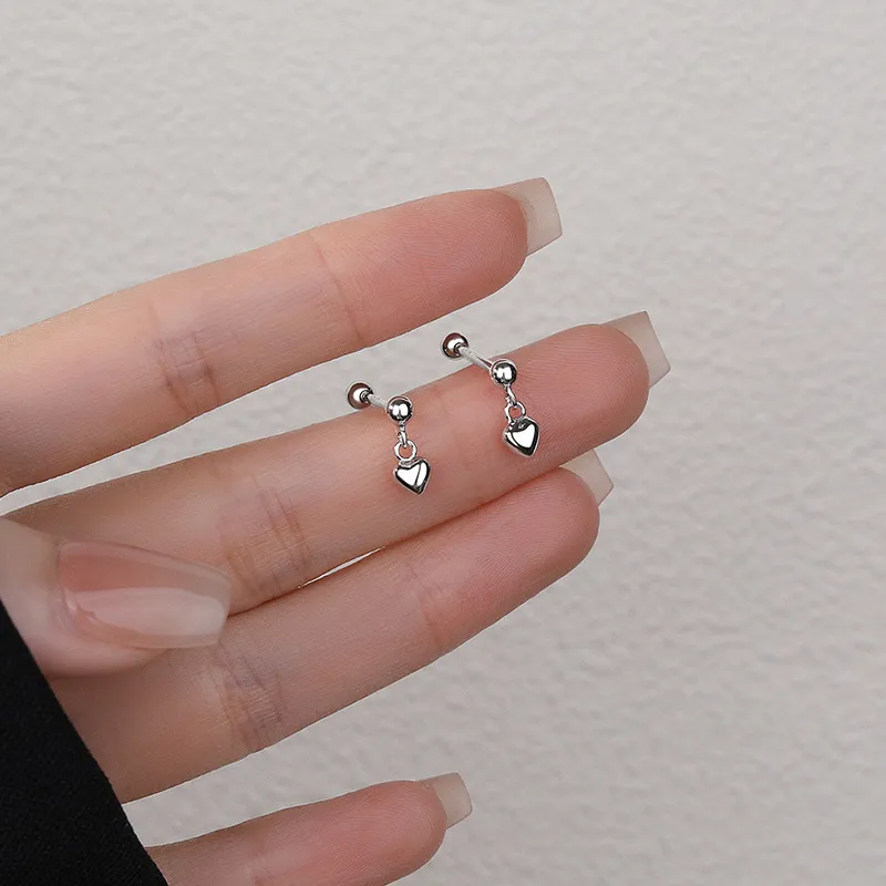 GIFT&CO S925 Silver Stud Earrings Women's-2