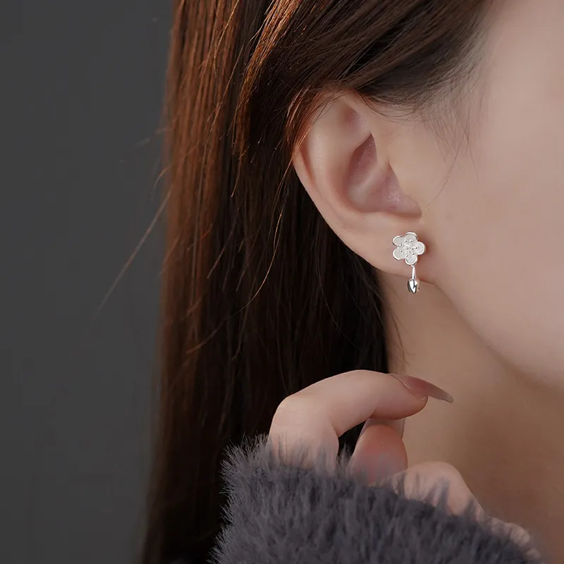 GIFT&CO 999 Fine Silver Stud Earrings Women's-2