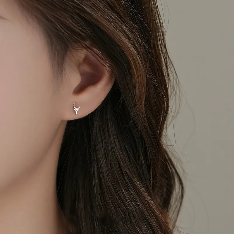 GIFT&CO S925 Silver Stud Earrings Women's-5
