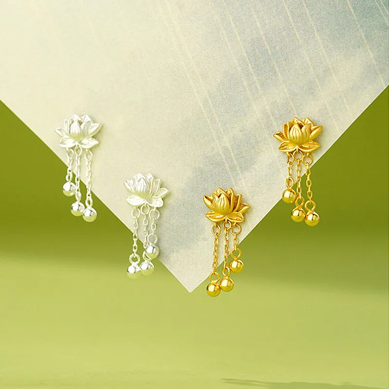 GIFT&CO 999 Fine Silver Stud Earrings Women's-4