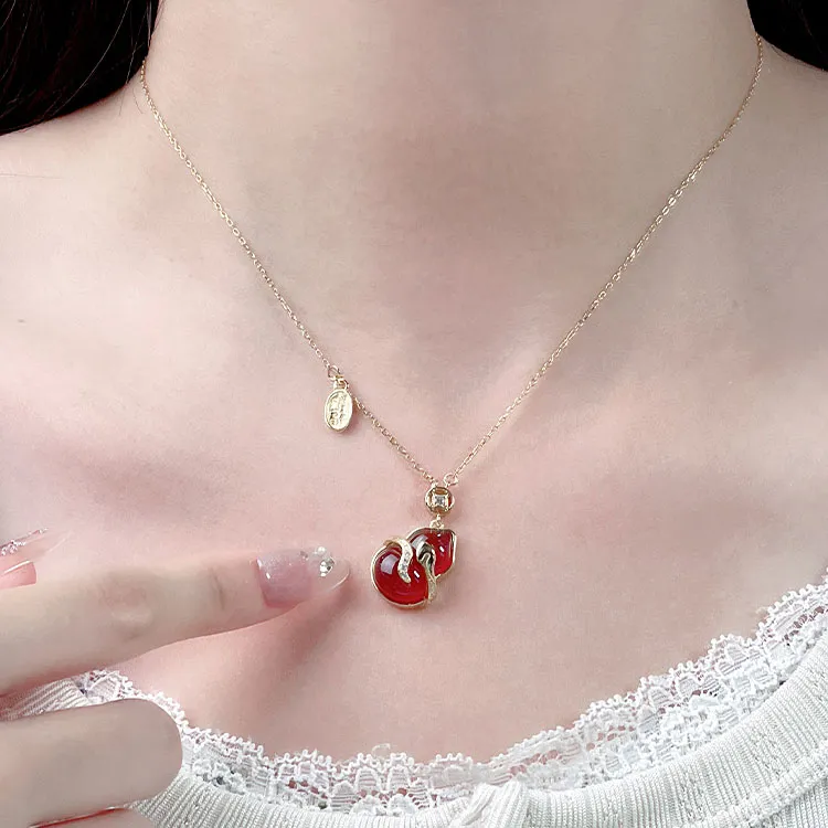 GIFT&CO Agate Necklaces Women's-2