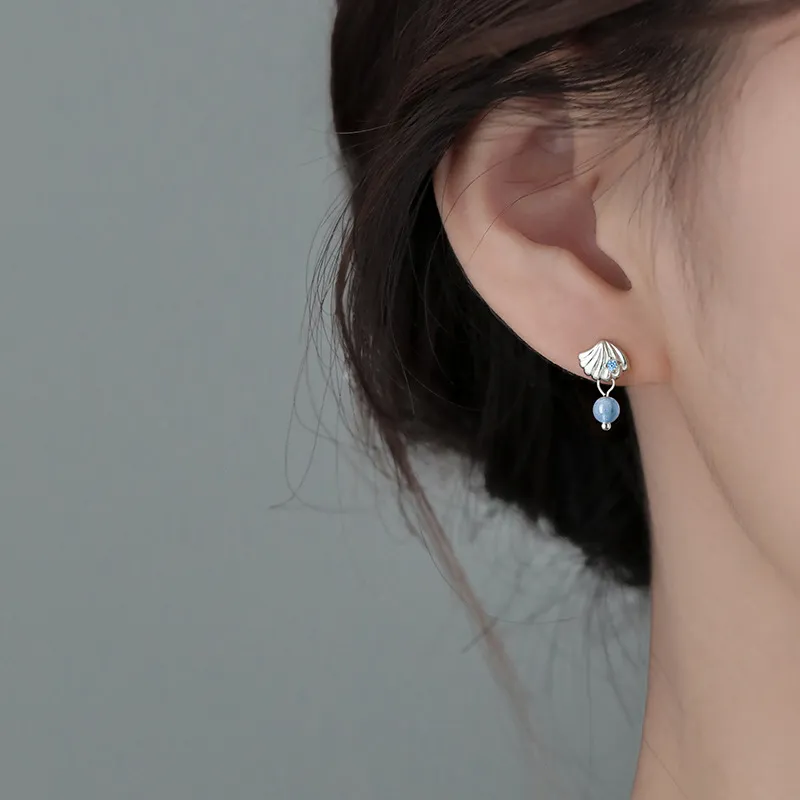 GIFT&CO S925 Silver Stud Earrings Women's-3