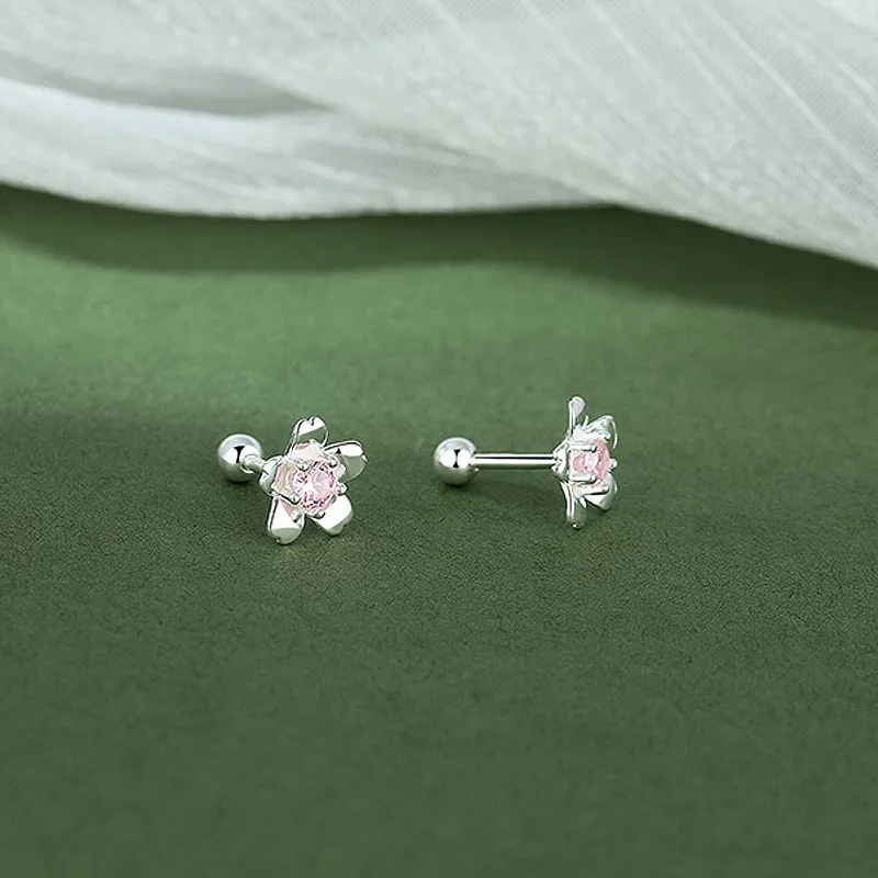 GIFT&CO 999 Fine Silver Stud Earrings Women's-5