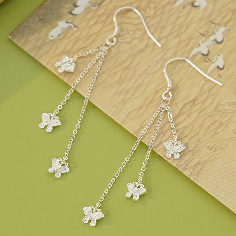 GIFT&CO 999 Fine Silver Earrings Women's-5