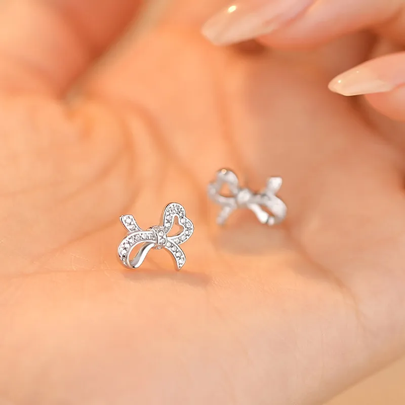 GIFT&CO S925 Silver Stud Earrings Women's-2