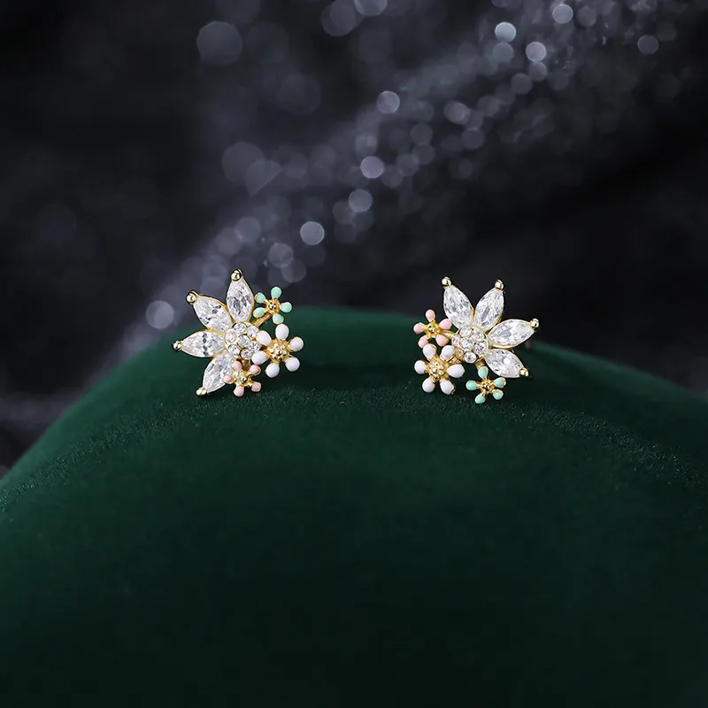 GIFT&CO 999 Fine Silver Stud Earrings Women's-4