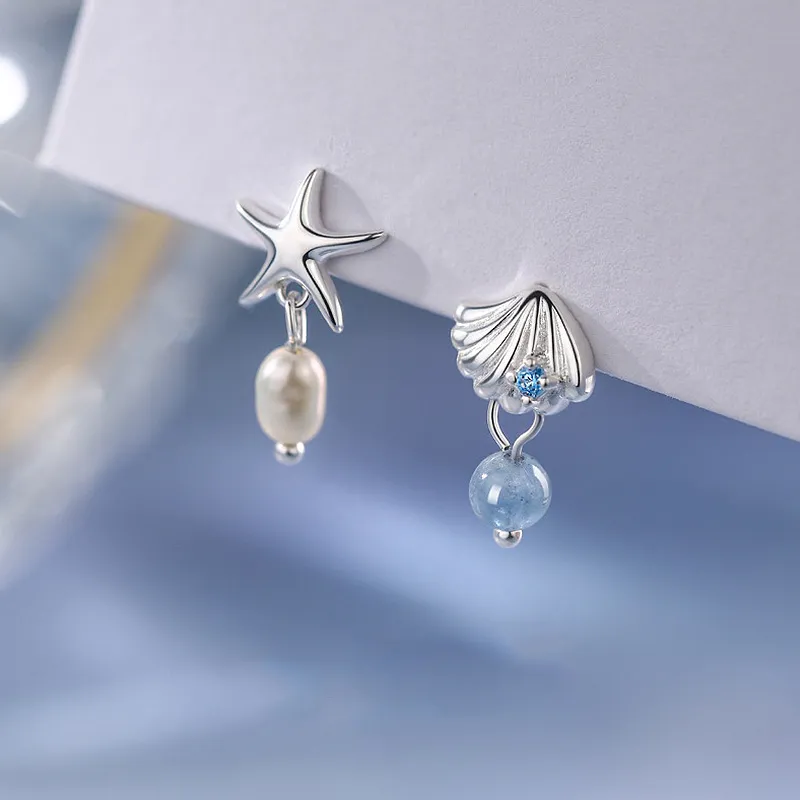 GIFT&CO S925 Silver Stud Earrings Women's-5