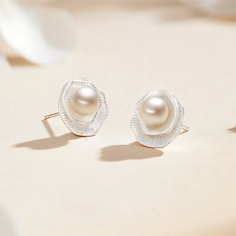GIFT&CO S925 Silver Stud Earrings Women's-4