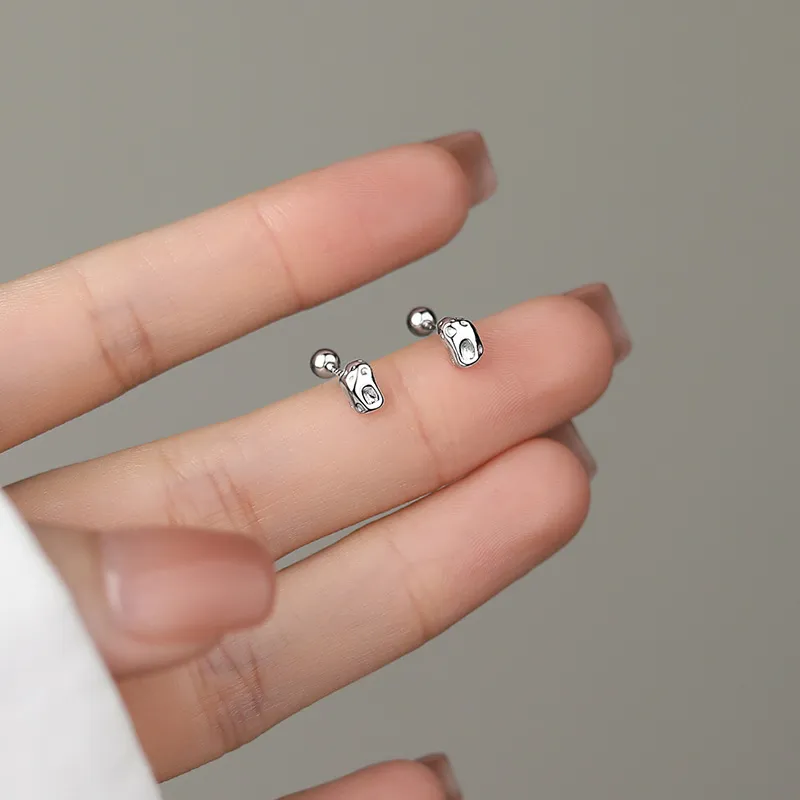 GIFT&CO 999 Fine Silver Stud Earrings Women's-3