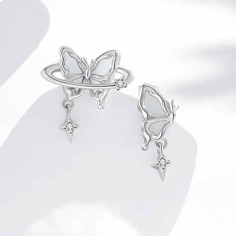 GIFT&CO S925 Silver Stud Earrings Women's-3