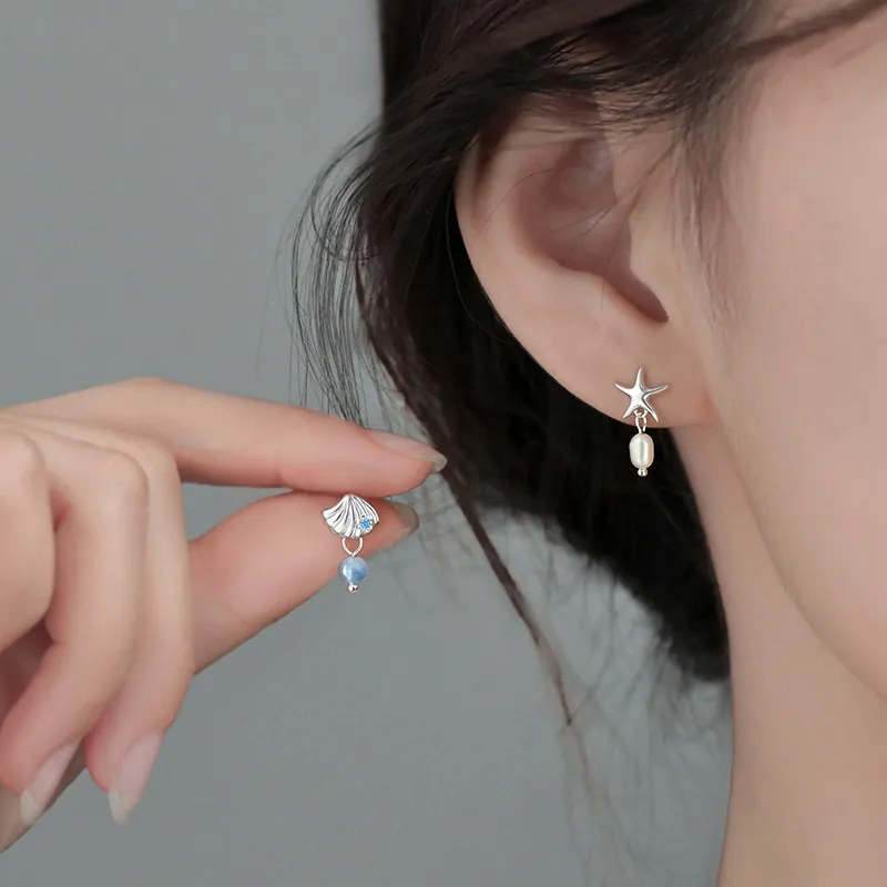 GIFT&CO S925 Silver Stud Earrings Women's-1