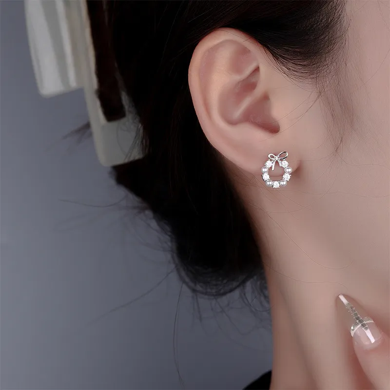 GIFT&CO 999 Fine Silver Stud Earrings Women's-1