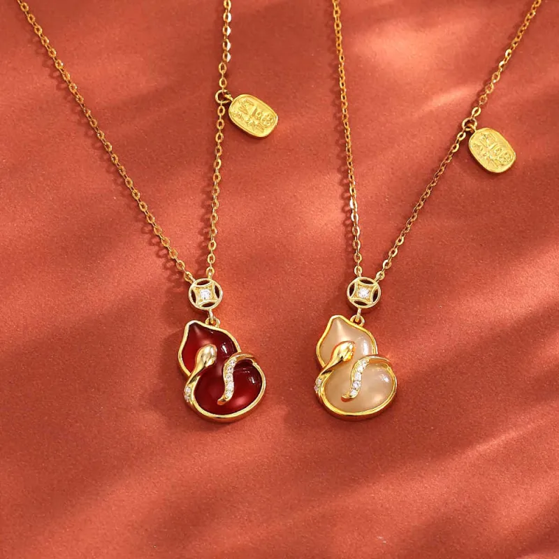 GIFT&CO Agate Necklaces Women's-5