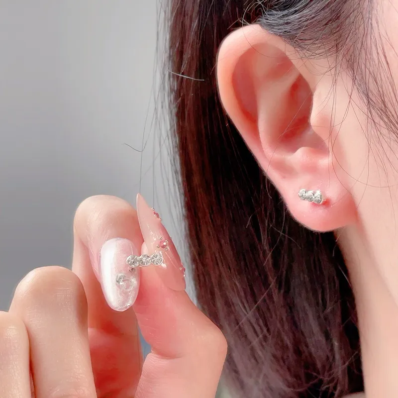 GIFT&CO S925 Silver Stud Earrings Women's-6