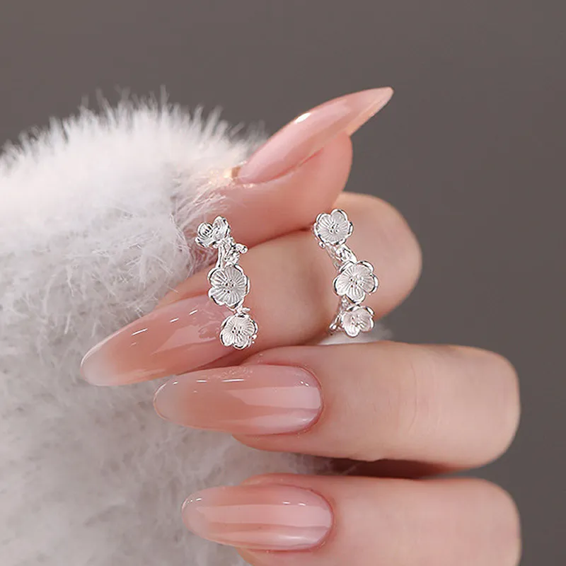 GIFT&CO 999 Fine Silver Stud Earrings Women's-4