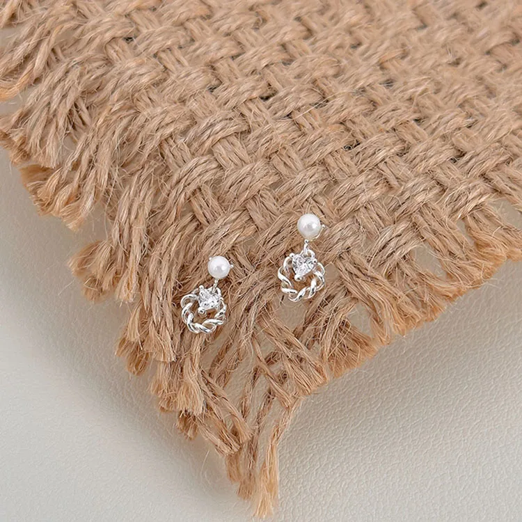 GIFT&CO S925 Silver Stud Earrings Women's-3