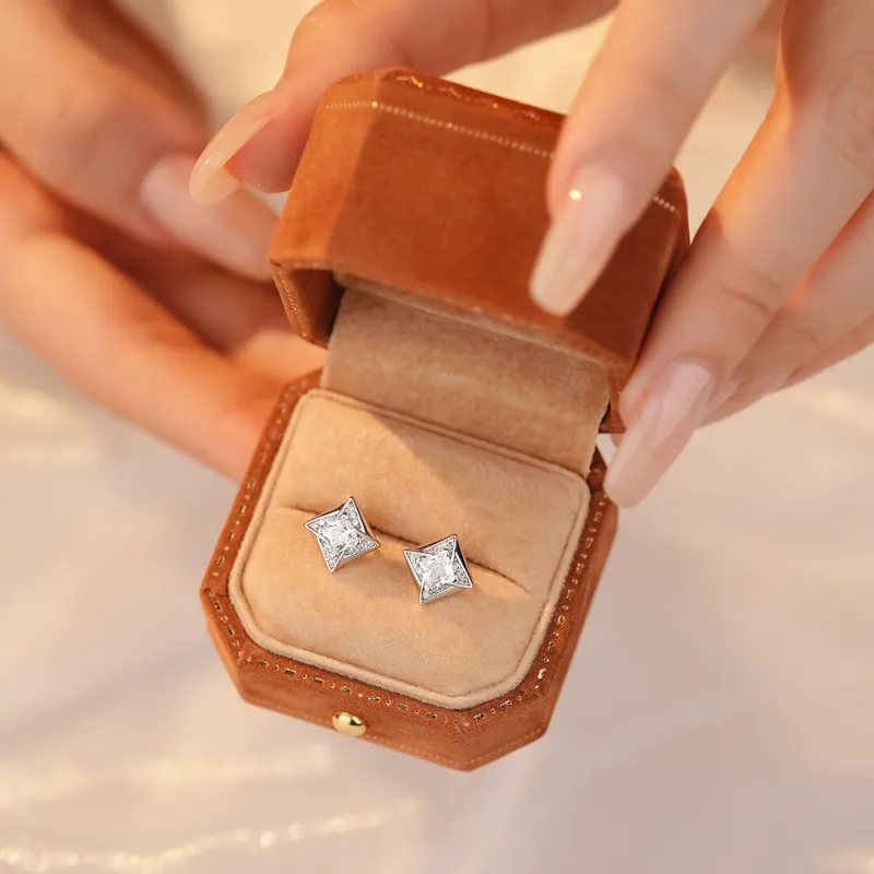 GIFT&CO S925 Silver Stud Earrings Women's-3