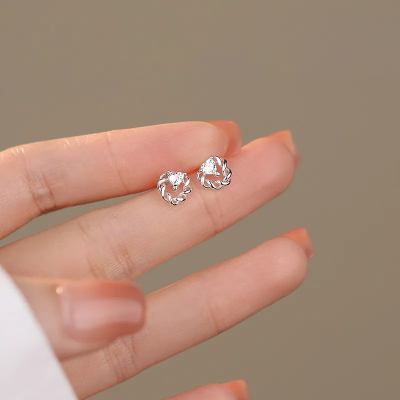 GIFT&CO S925 Silver Stud Earrings Women's-8