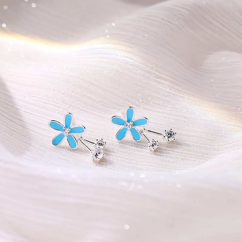 GIFT&CO S925 Silver Stud Earrings Women's-5