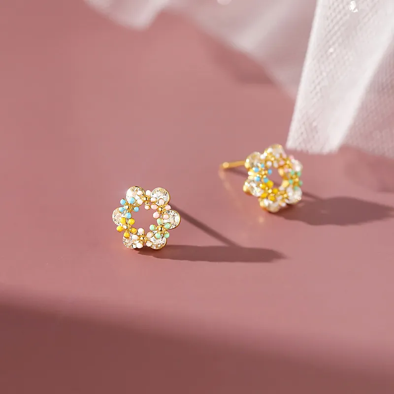 GIFT&CO 999 Fine Silver Stud Earrings Women's-3