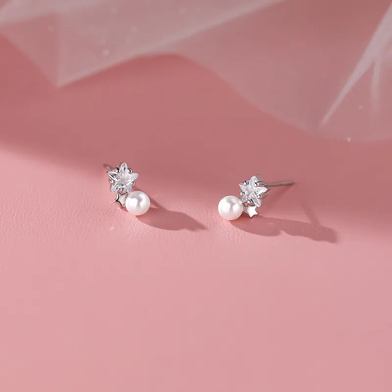 GIFT&CO 999 Fine Silver Stud Earrings Women's-1