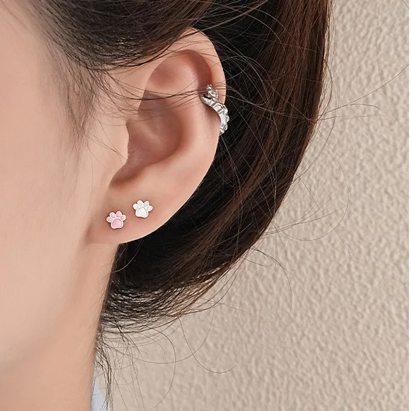 GIFT&CO 999 Fine Silver Stud Earrings Women's-2