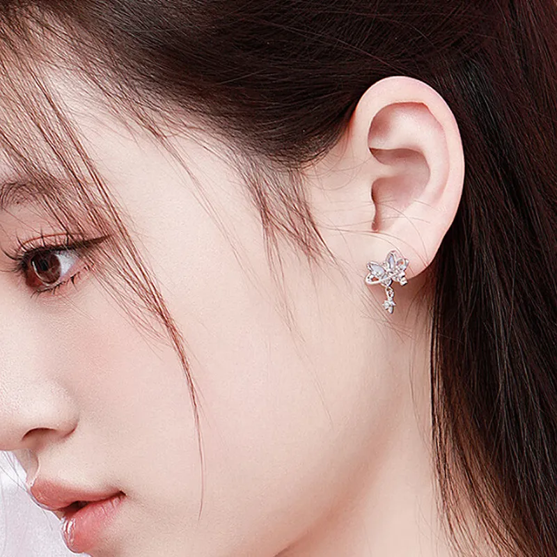 GIFT&CO S925 Silver Stud Earrings Women's-1