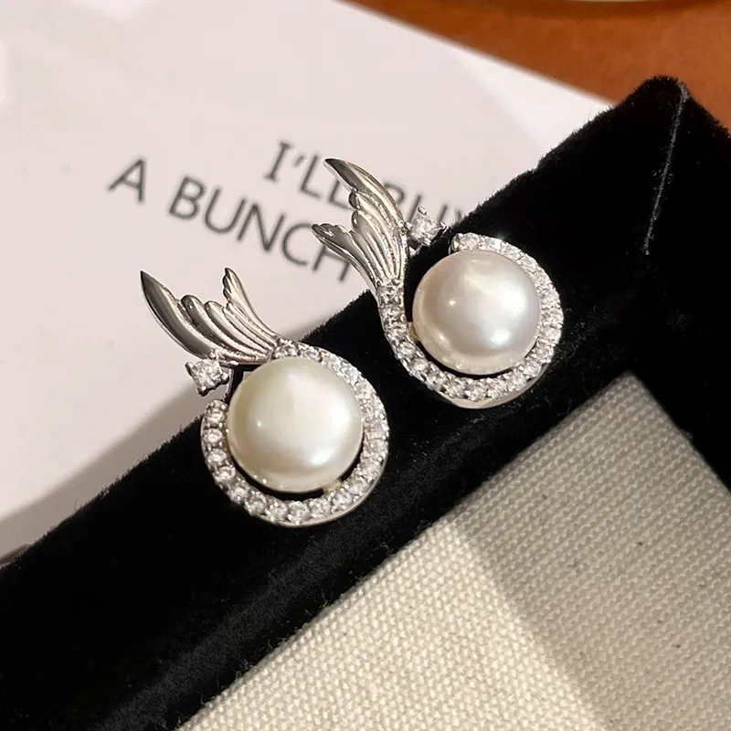 GIFT&CO S925 Silver Stud Earrings Women's-3