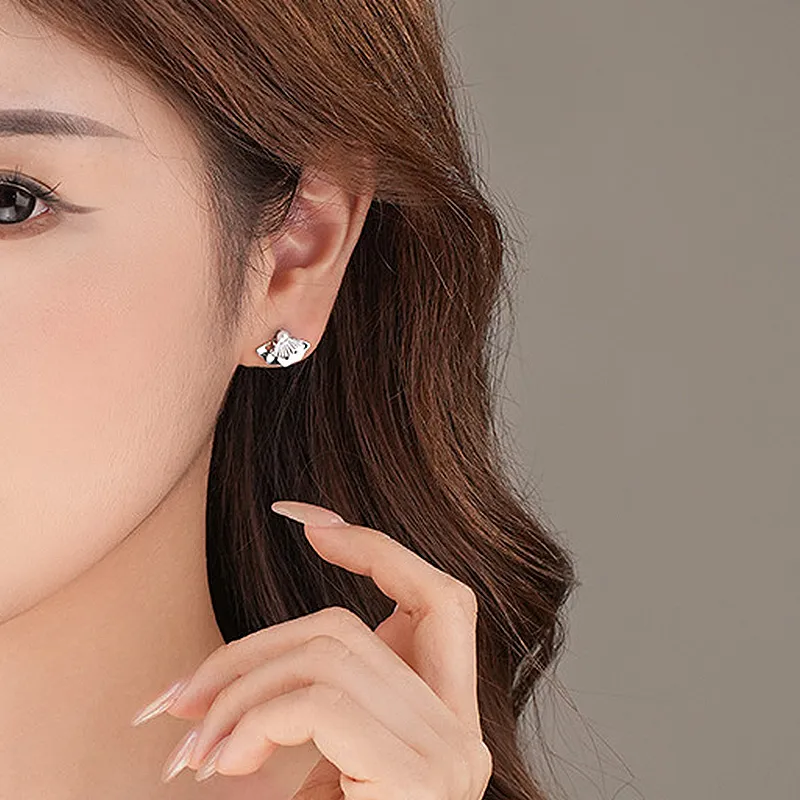 GIFT&CO S925 Silver Stud Earrings Women's-4