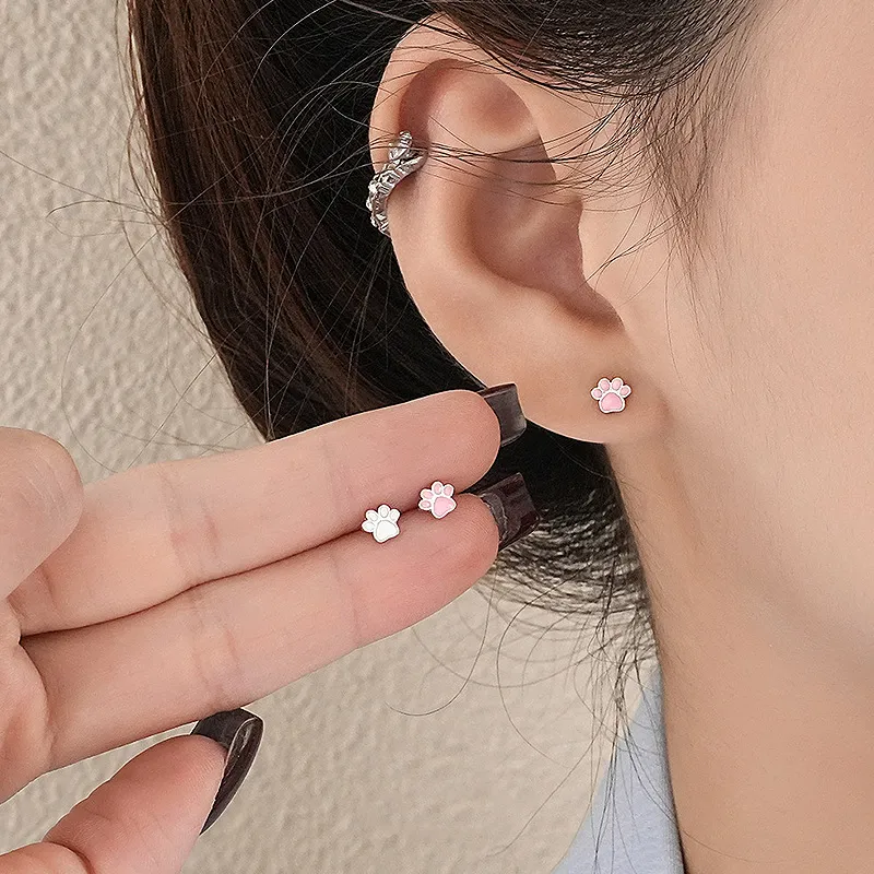 GIFT&CO 999 Fine Silver Stud Earrings Women's-1