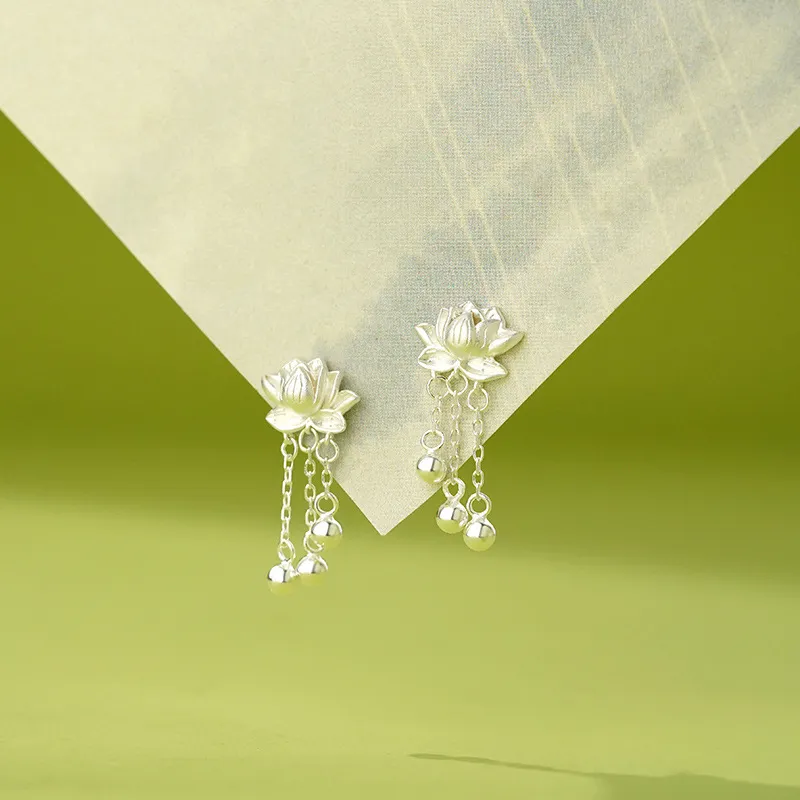 GIFT&CO 999 Fine Silver Stud Earrings Women's-2