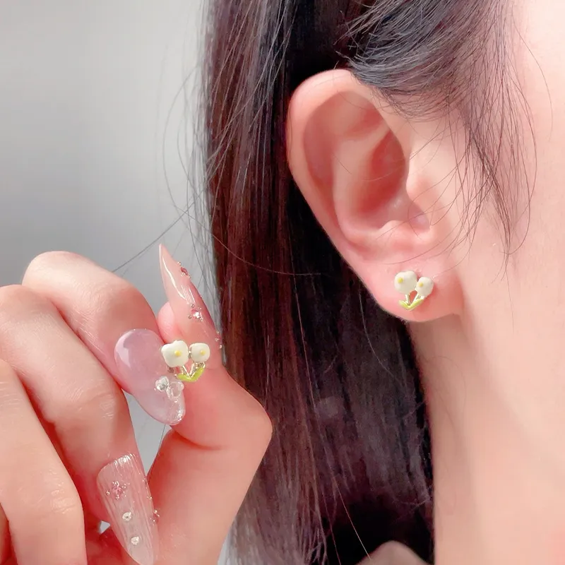 GIFT&CO S925 Silver Stud Earrings Women's-3