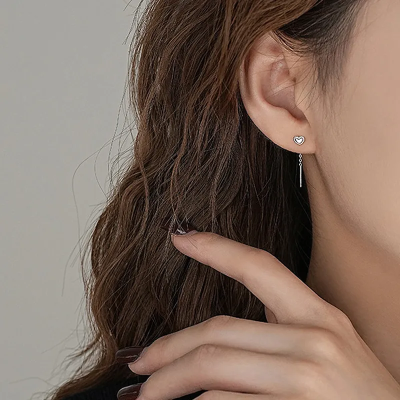 GIFT&CO 999 Fine Silver Drop Earrings Women's-1