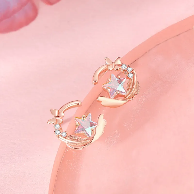 GIFT&CO S925 Silver Stud Earrings Women's-6