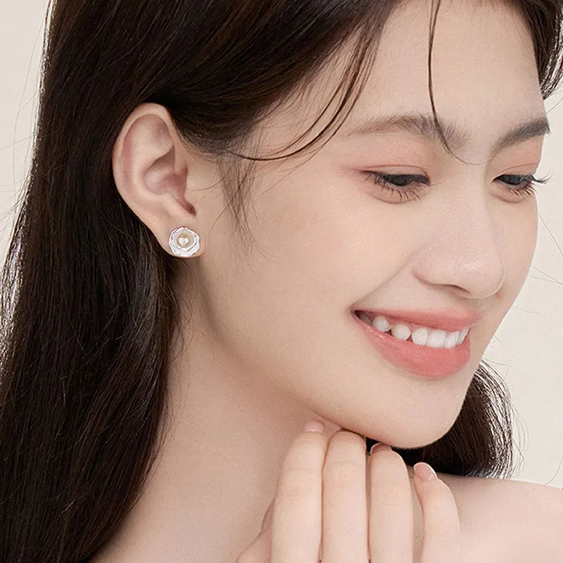 GIFT&CO S925 Silver Stud Earrings Women's-2