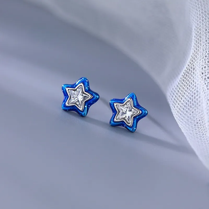 GIFT&CO S925 Silver Stud Earrings Women's-4