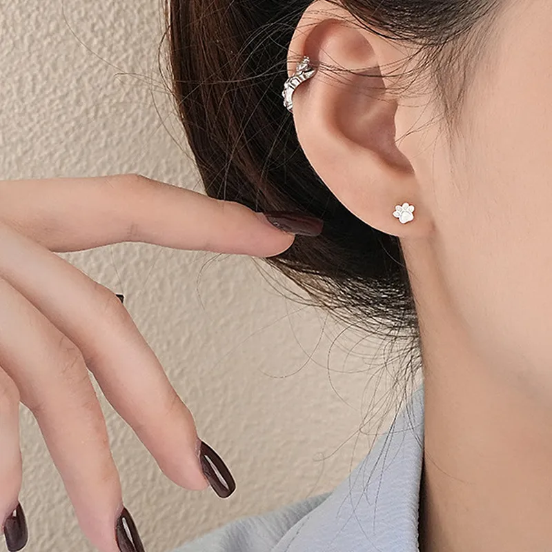 GIFT&CO 999 Fine Silver Stud Earrings Women's-9